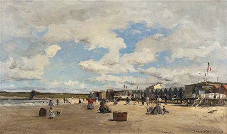 Emmanuel Lansyer : Am Strand von Royan