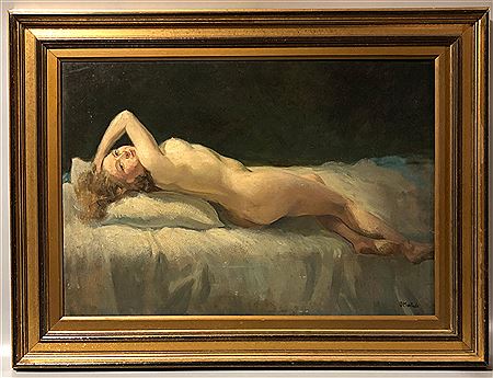 Georges Moullade : Nude woman