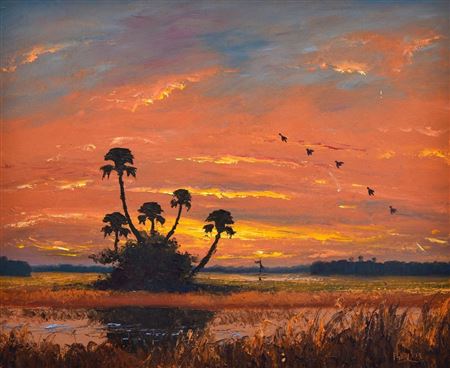 Alfred Hair : Florida Sunset