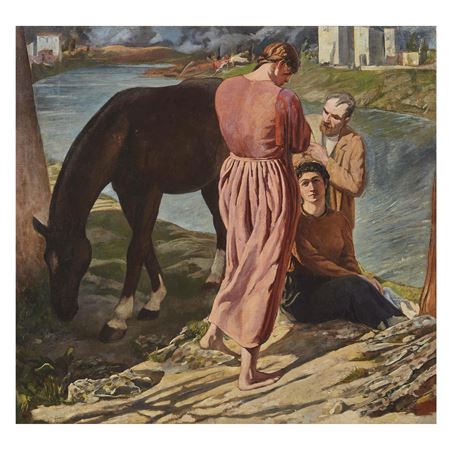 Baccio Maria Bacci : ON THE RIVERBANK