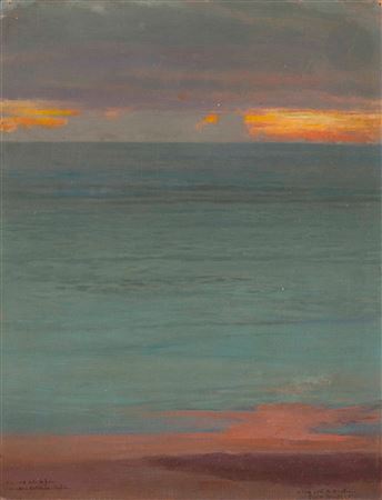 William Blair Bruce : Sunset over the Sea, 1905