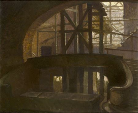 Clare (Tony) Atwood : Industrial interior, 1911