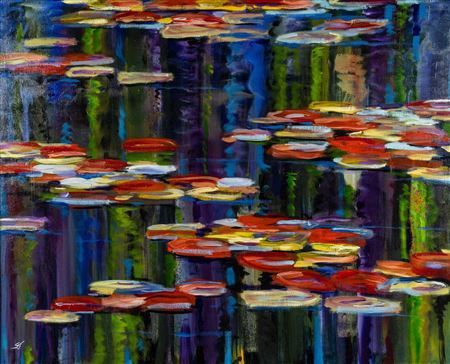 Stephen John Owen : Lily pond