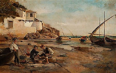 Jose Alcazar Tejedor : “Fishing village”