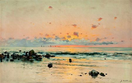 Segundo Matilla Y Marina : 'Coastal landscape at dawn.