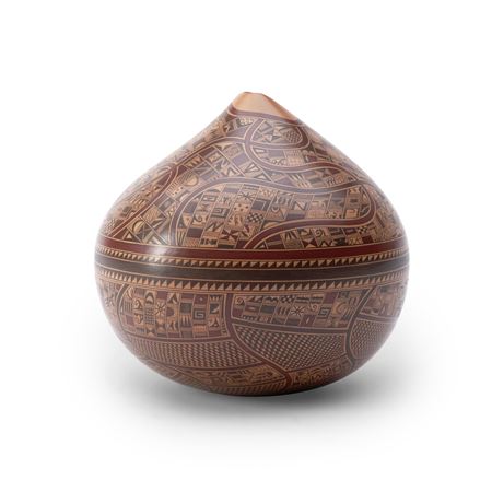 Les Namingha : Pottery seed jar