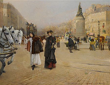 Laureano Barrau Bunol : Sur la place de Clichy