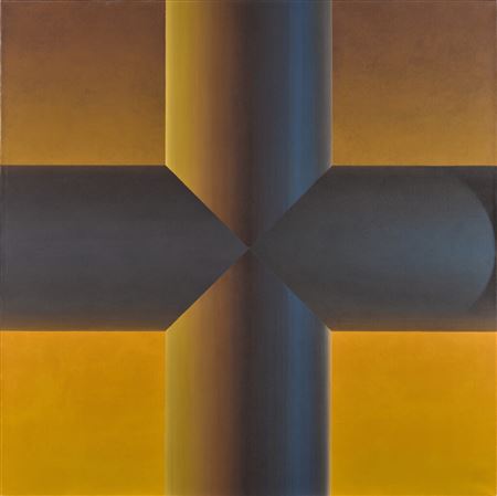 Samia Halaby : Seventh Cross No. 229