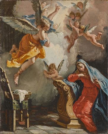 Francesco Salvator Fontebasso : The Annunciation