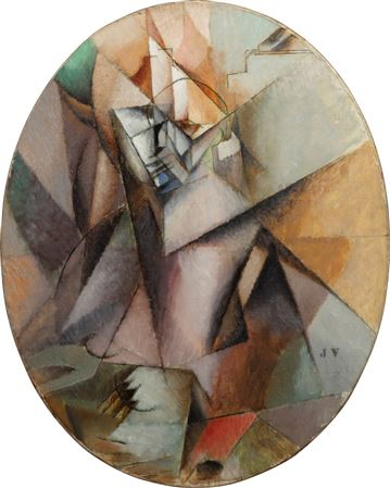 Jacques (Gaston Duchamp) Villon : Portrait of a Man (Portrait of Eugène Duchamp, father of the artist)