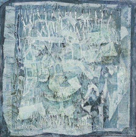 Thijs (Mathijs Isak) Nel : Abstract in Blue and White