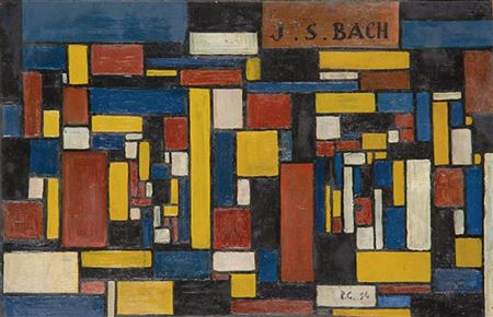 Pedro Gava : Untitled. JS Bach. 1954