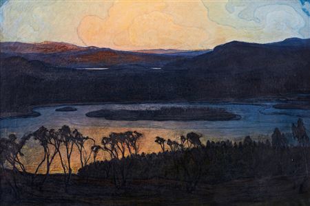 Otto Hesselbom : 'From northern Dal' - motif from Dalsland