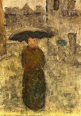 Bruno Meier : Girl with an umbrella