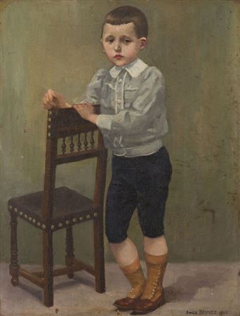 Émile Jean Marie Brunet : Portrait of a Young Boy