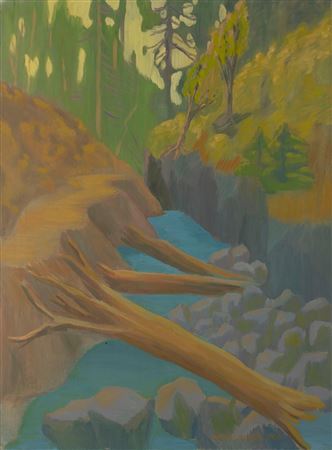 Antonin Strizek : Stream in the forest