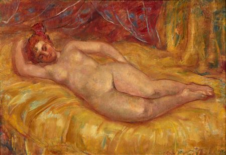 Sergej Alexandrovic Mako : Lying nude