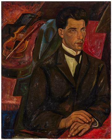 Victor Sergeevic Bart : Portrait de Dimitri Snégaroff - 1923