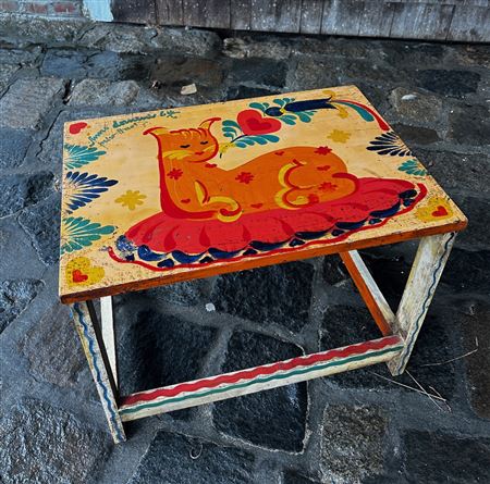 Peter Hunt : 'Painted table, 1964'