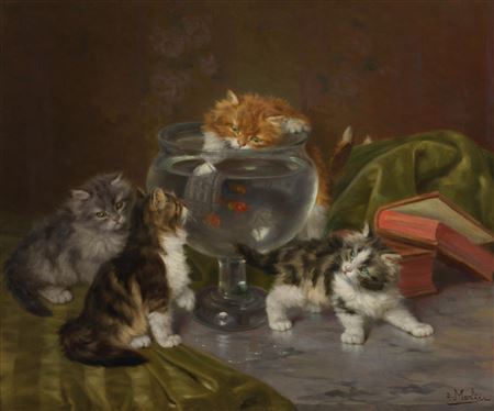 Daniel Merlin : Cats at play