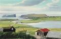 Sigmund Petersen : Landscape, Faroe Islands