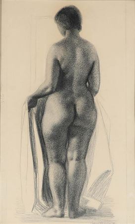 Aage Sikker-Hansen : The back of a woman.