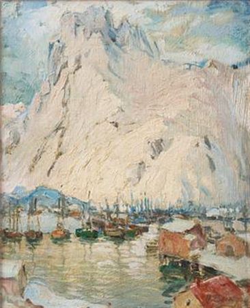 Anna Scholander Boberg : Motif from Lofoten