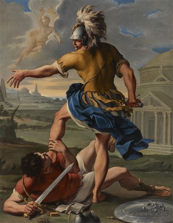 Aureliano Milani : The Combat of Aeneas and Turnus