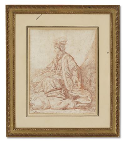 Jean-Robert Ango : A seated sultana (Sultane Blanche)