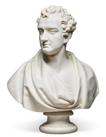 Edward Hodges Bailey : Bust of George Gordon, Lord Byron