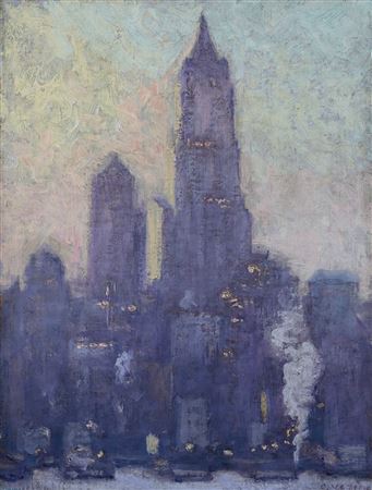 Charles Vezin : The First Lights (Woolworth Building)