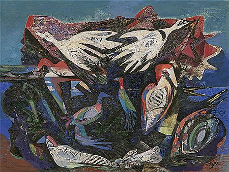 Eileen Forrester Agar : All Birds Pay Homage to the Phoenix