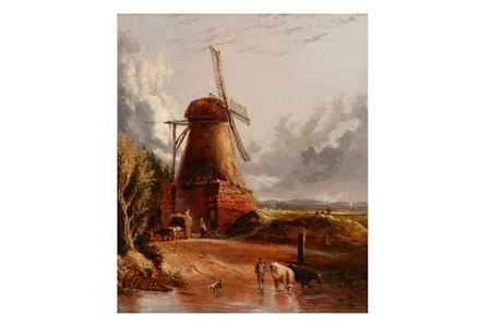 Anthony Sandys : Landscape with Mill