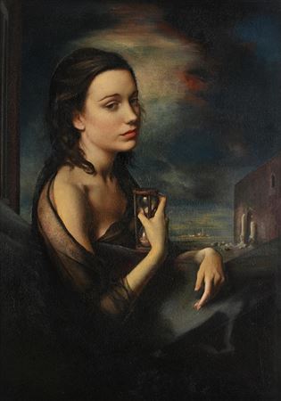 Pietro Annigoni : PORTRAIT OF JUANITA FORBES