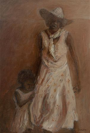 Tony Costa : Aboriginal Mother and Child