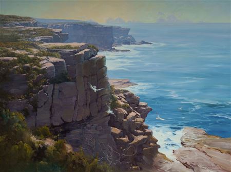 John C Downton : 'Morning Glow, Beecroft Peninsula, NSW