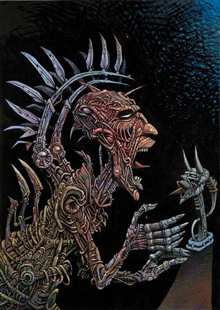 Andrzej Janicki : 'Cyberia', niepublikowana ilustracja komiksowa, 1999