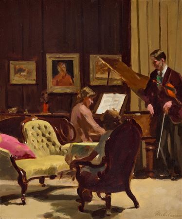 Max Meldrum : REHEARSAL, 1944