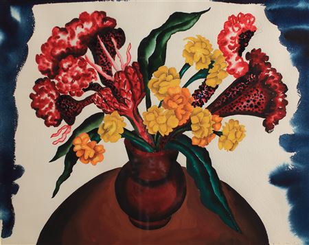 Barbara Lucile Maples : 'Study - Flowers, 1943'