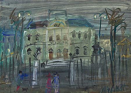 Alexandre Rochat : Sovereign house at night