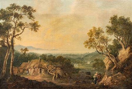 John Henry Campbell : County Dublin Overlooking Killiney Bay