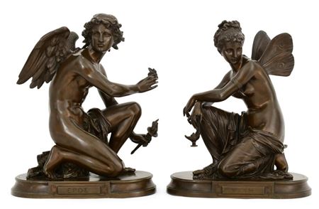 Eugène Laurent : 'Psyche' & 'Eros'  (2)