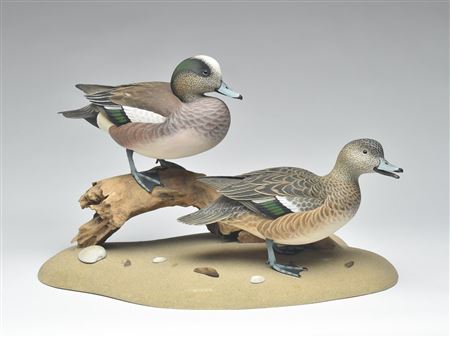 Oliver Lawson : Pair of decorative widgeon