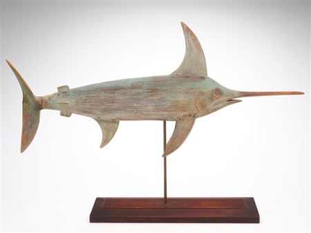 Mark McNair : Swordfish weathervane