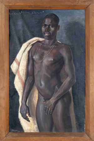 Hans Lehmkuhl : Portrait of an African. 1941/42.