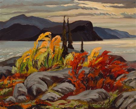 Maurice Haycock : Great Bear Lake with Fall Colours