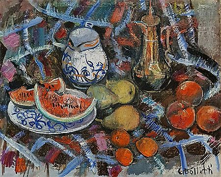 Cesar Bolletti : Still life with watermelon