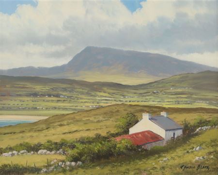 Manson Blair : 'MUCKISH MOUNTAIN FROM HORN HEAD, DONEGAL'