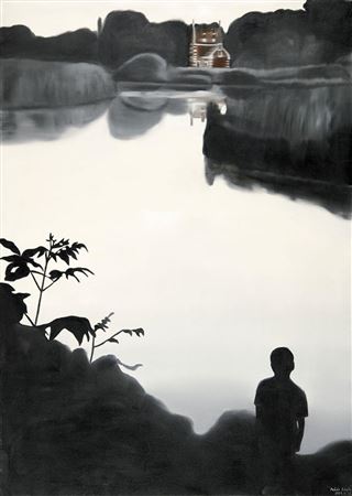 Laszlo Feher : Boy at the Lake