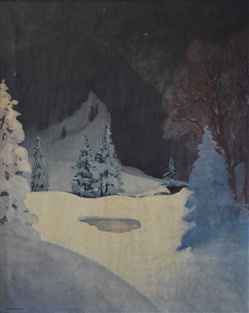 Franz Herff : 'Winter landscape'